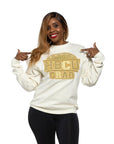 PROUD HBCU GRAD CREAM & GOLD SWEATER