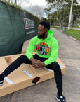 PROUD HBCU GRAD NEON GREEN HOODIE