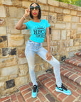 PROUD HBCU GRAD TIFFANY INSPIRED TEE