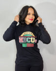BLACK SUPPORT HBCUs LONG SLEEVE HOODIE TEE