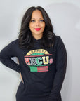 BLACK SUPPORT HBCUs LONG SLEEVE HOODIE TEE