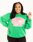 PINK & GREEN AKA INSPIRED PROUD HBCU GRAD SWEATSHIRT