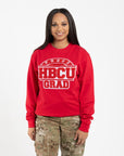 RED & WHITE PROUD HBCU GRAD SWEATSHIRT