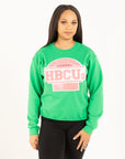 PINK & GREEN AKA INSPIRED SUPPORT HBCU SWEATSHIRT
