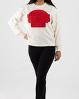 CRIMSON & CREAM SUPPORT HBCUs SWEATSHIRT (DELTA INSPIRED)