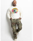 CREAM PROUD HBCU GRAD SWEATSHIRT