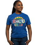 PROUD HBCU GRAD BLUE TEE