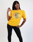 PROUD HBCU GRAD GOLD TEE