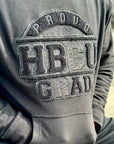 LIMITED EDITION ALL BLACK PROUD HBCU GRAD HOODIE