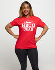 RED & WHITE PROUD HBCU GRAD D9 TEE