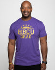 PURPLE & GOLD PROUD HBCU GRAD D9 TEE