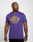 PURPLE & GOLD PROUD HBCU GRAD D9 TEE