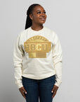 SUPPORT HBCUs CREAM & GOLD SWEATER