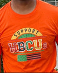 SUPPORT HBCUs ORANGE TEE