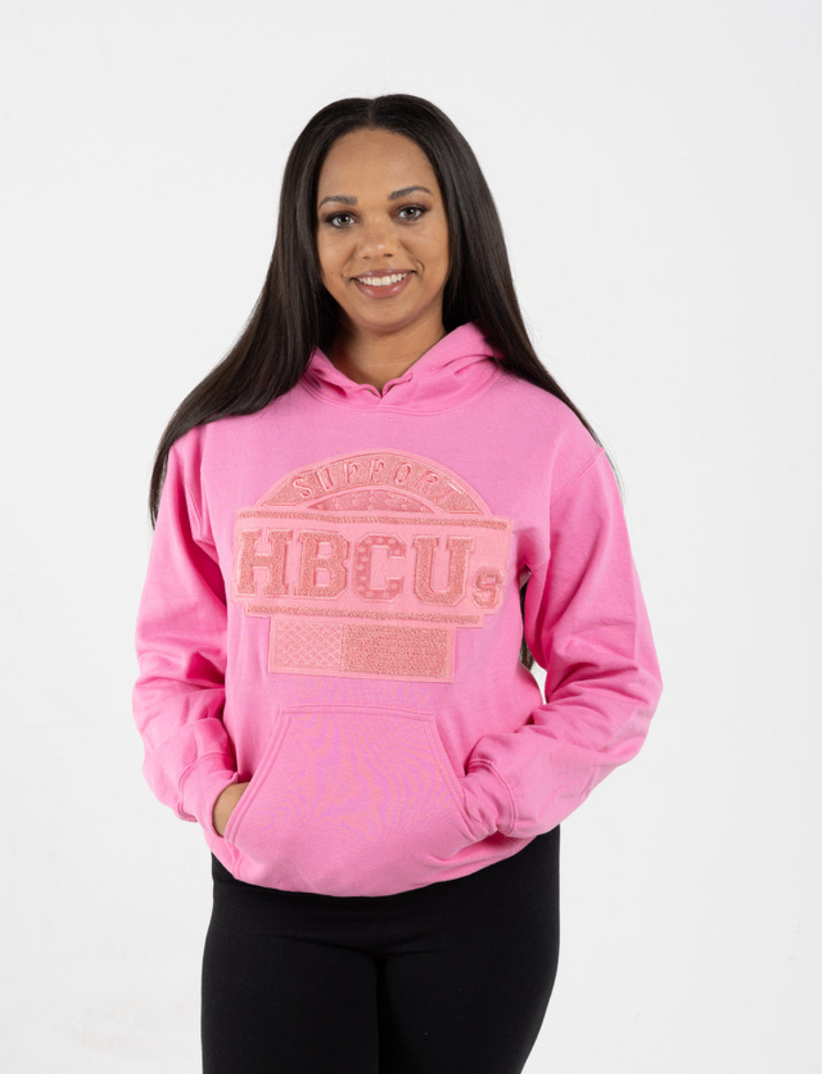 SUPPORT HBCUs ALL PINK HOODIE