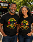 SUPPORT HBCUs JUNETEENTH EDITION UNISEX TEE (Black or White)