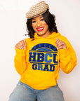 PROUD HBCU GRAD GOLD & BLUE COLLEGIATE INSPIRED HOODIE