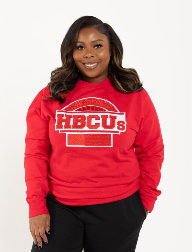 Plus size red online sweatshirt