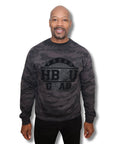 LIMITED EDITION PROUD HBCU GRAD BLACK CAMO SWEATSHIRT