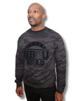 LIMITED EDITION PROUD HBCU GRAD BLACK CAMO SWEATSHIRT