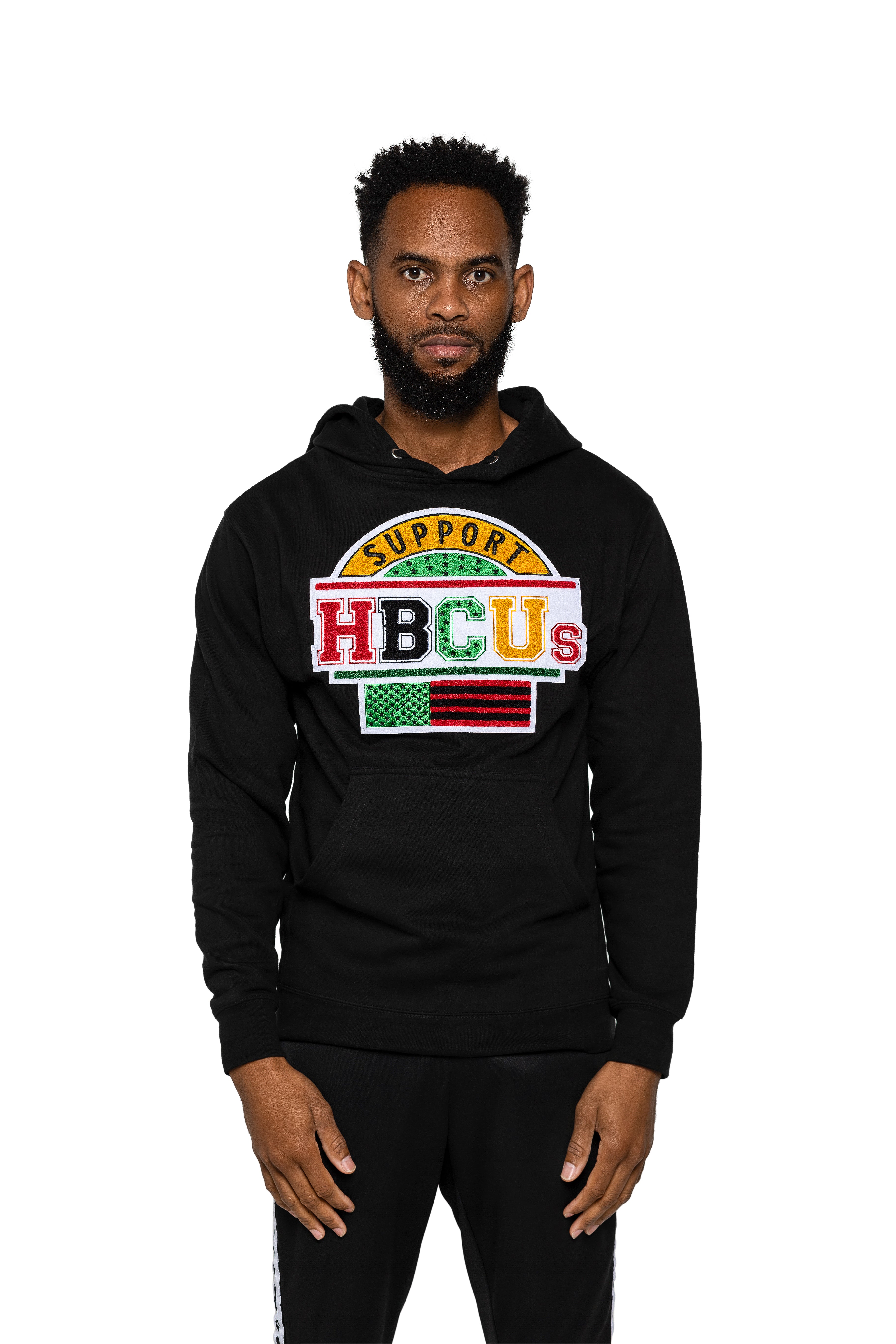 SUPPORT HBCUs - BLACK HOODIE