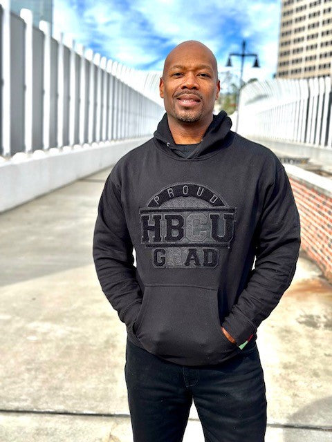 LIMITED EDITION ALL BLACK PROUD HBCU GRAD HOODIE