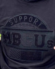 SUPPORT HBCUs ALL BLACK HOODIE